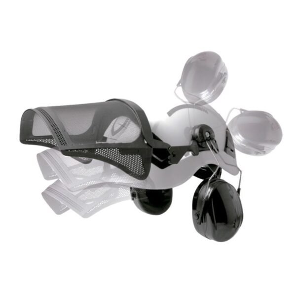 CASCO SEGURIDAD PRO CON VISERA Y PROTECCION AUDITIVA TAKUMA - Imagen 2