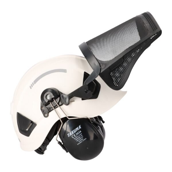 CASCO SEGURIDAD PRO CON VISERA Y PROTECCION AUDITIVA TAKUMA - Imagen 3
