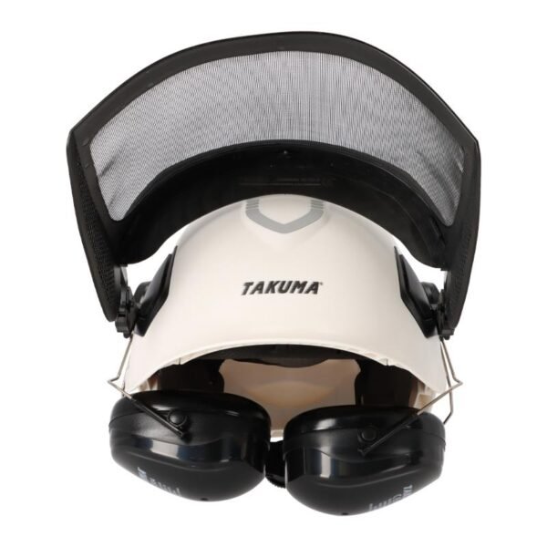 CASCO SEGURIDAD PRO CON VISERA Y PROTECCION AUDITIVA TAKUMA - Imagen 5